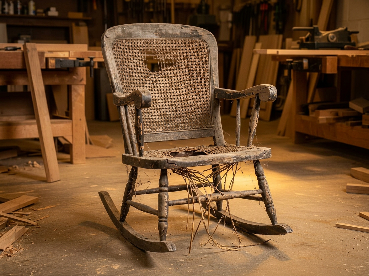 The Rocking Chair — before restoration